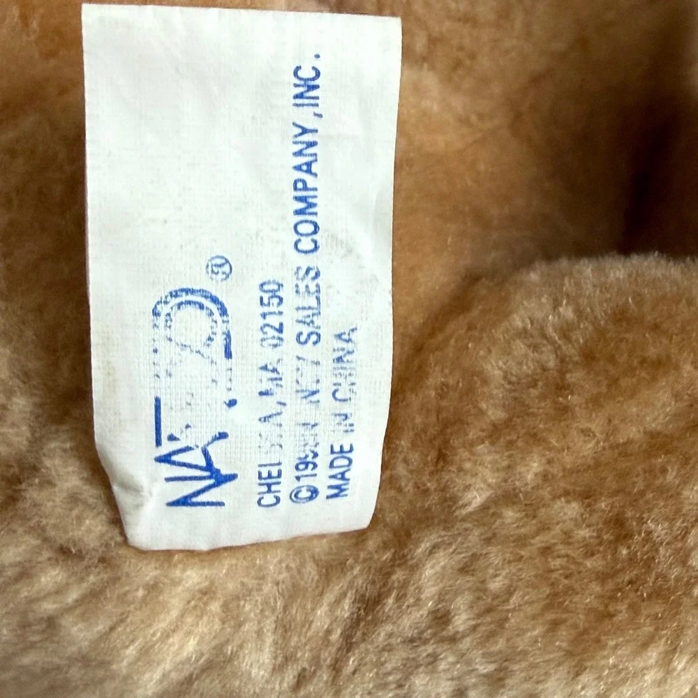 Vintage Nanco Chihuahua Plush‎ Dog Sombrero 1998 Tan Stuffed Animal Toy 9 inch.